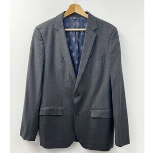 Bonobos Blazer Men’s 40L Gray 100% Wool Reda Athletic Fit Sport Coat Jacket